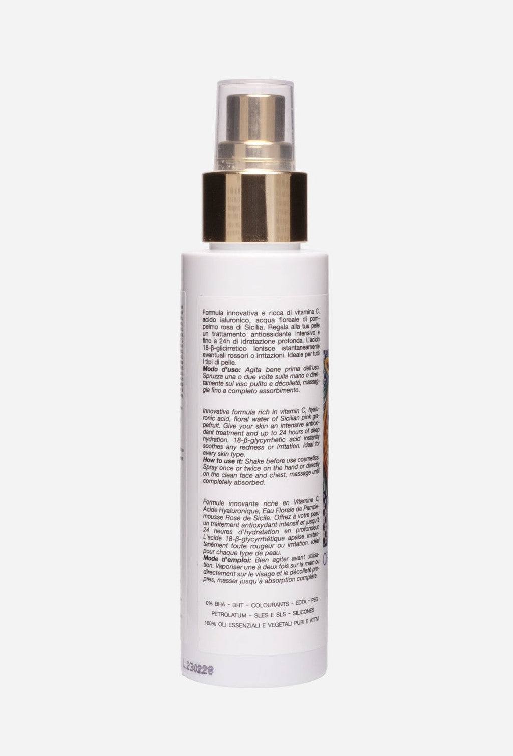 CREMA VISO SPRAY ANTIOSSIDANTE - Il glow siciliano in un gesto