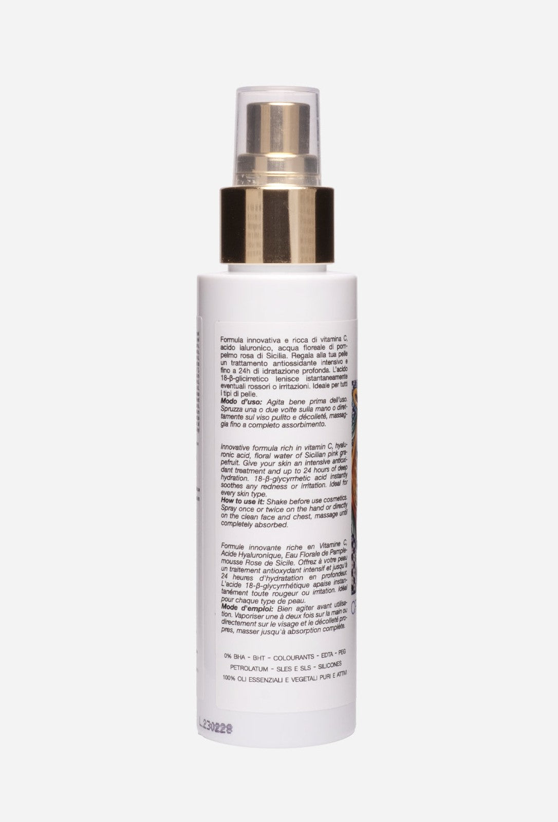 CREMA VISO SPRAY ANTIOSSIDANTE - Il glow siciliano in un gesto
